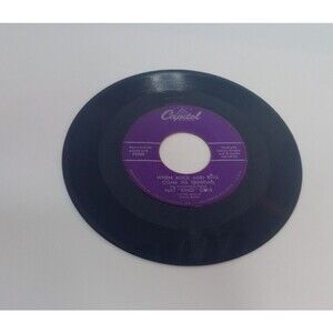Nat King Cole - When Rock and Roll Come To Trindad - 45rpm Record Tested